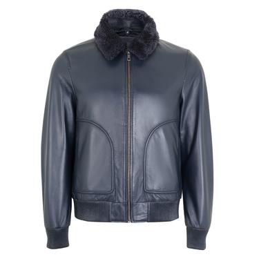  Alijha Gri Erkek Deri Mont