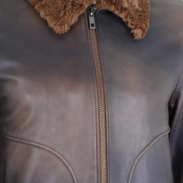  Alijha Kahve Erkek Deri Mont