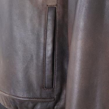  Alijha Kahve Erkek Deri Mont