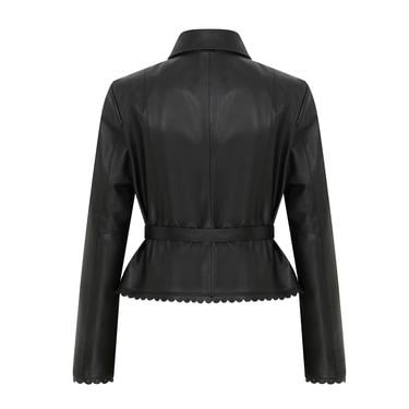  Acasia Siyah Kadın Deri Ceket