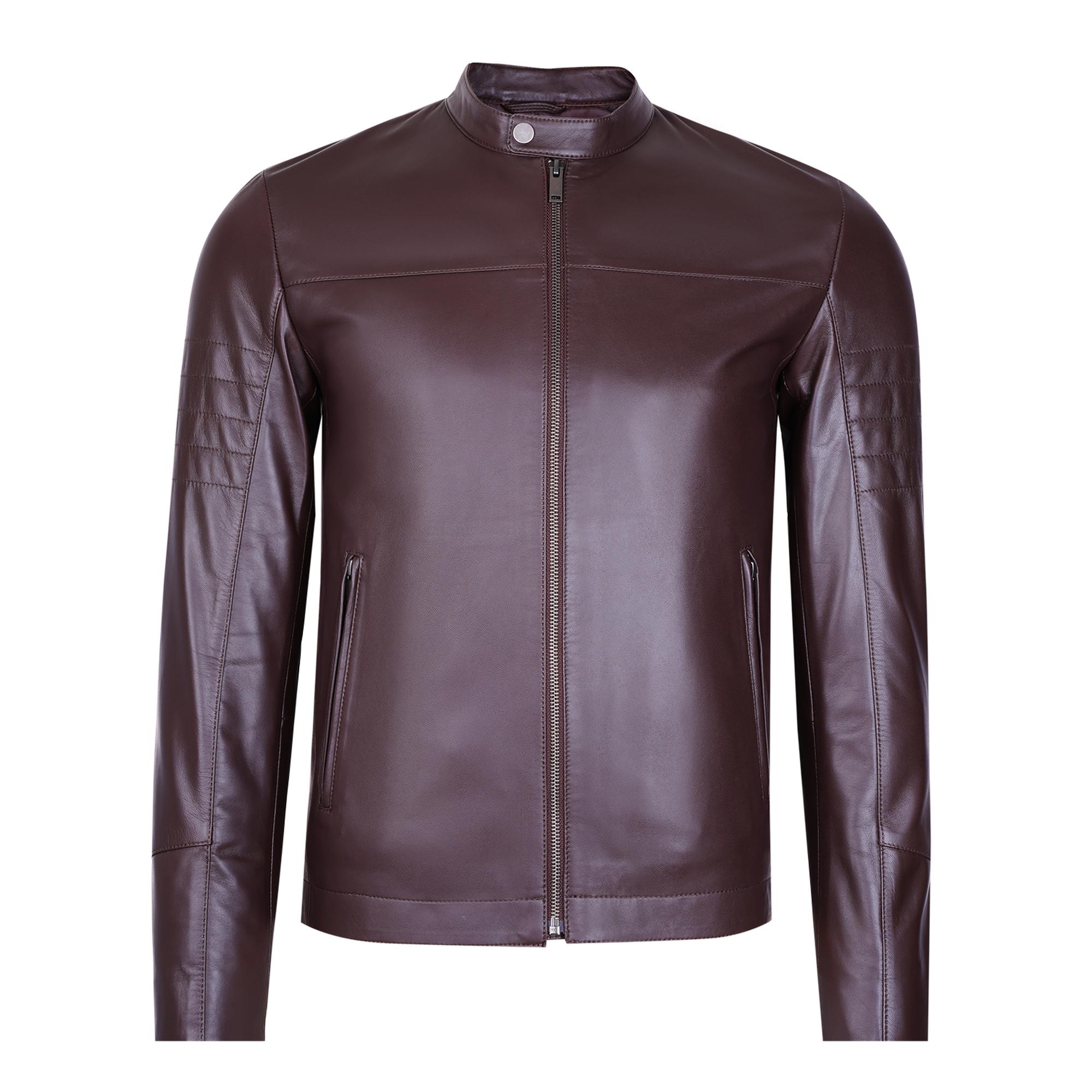 Jason Kahve Erkek Deri Mont