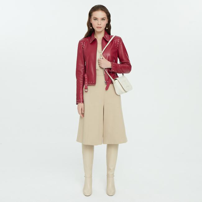  Abina Mor Kadın Deri Ceket