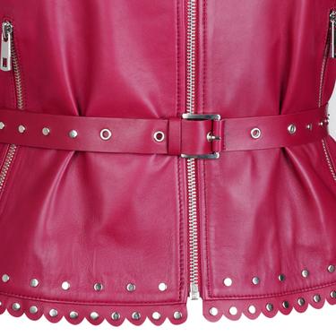  Abina Mor Kadın Deri Ceket