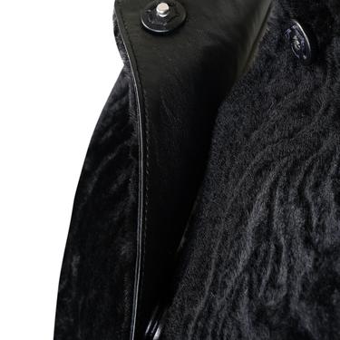  Emilly Siyah Kadın Kürk Kaban