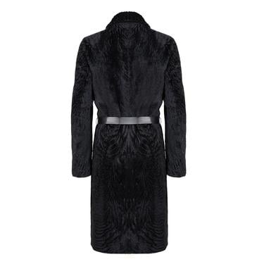  Emilly Siyah Kadın Kürk Kaban