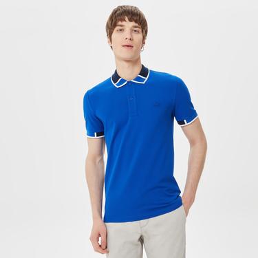  Lacoste Erkek Slim Fit Mavi Polo