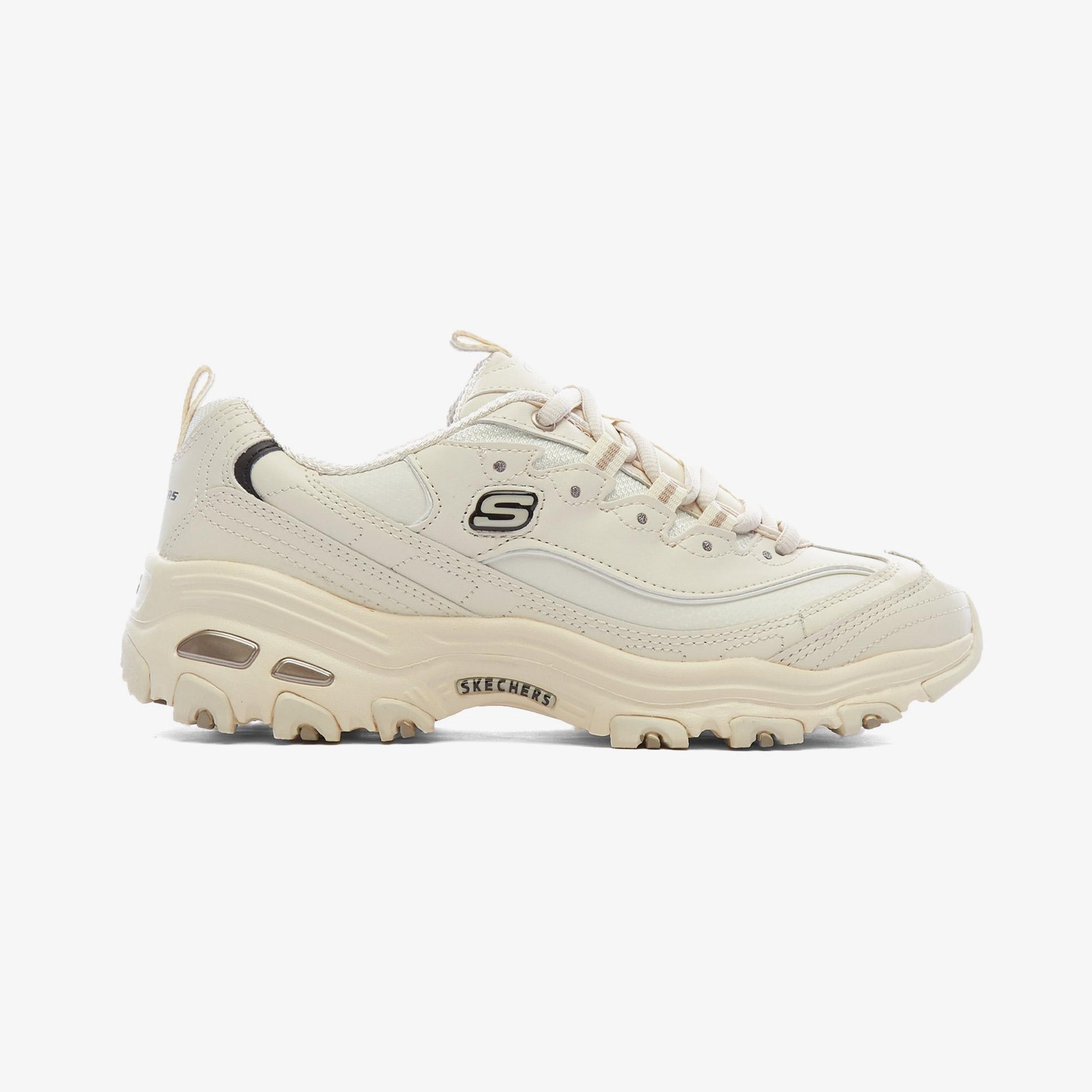 Skechers D'Lites-Fresh Start Kadın Krem Spor Ayakkabı