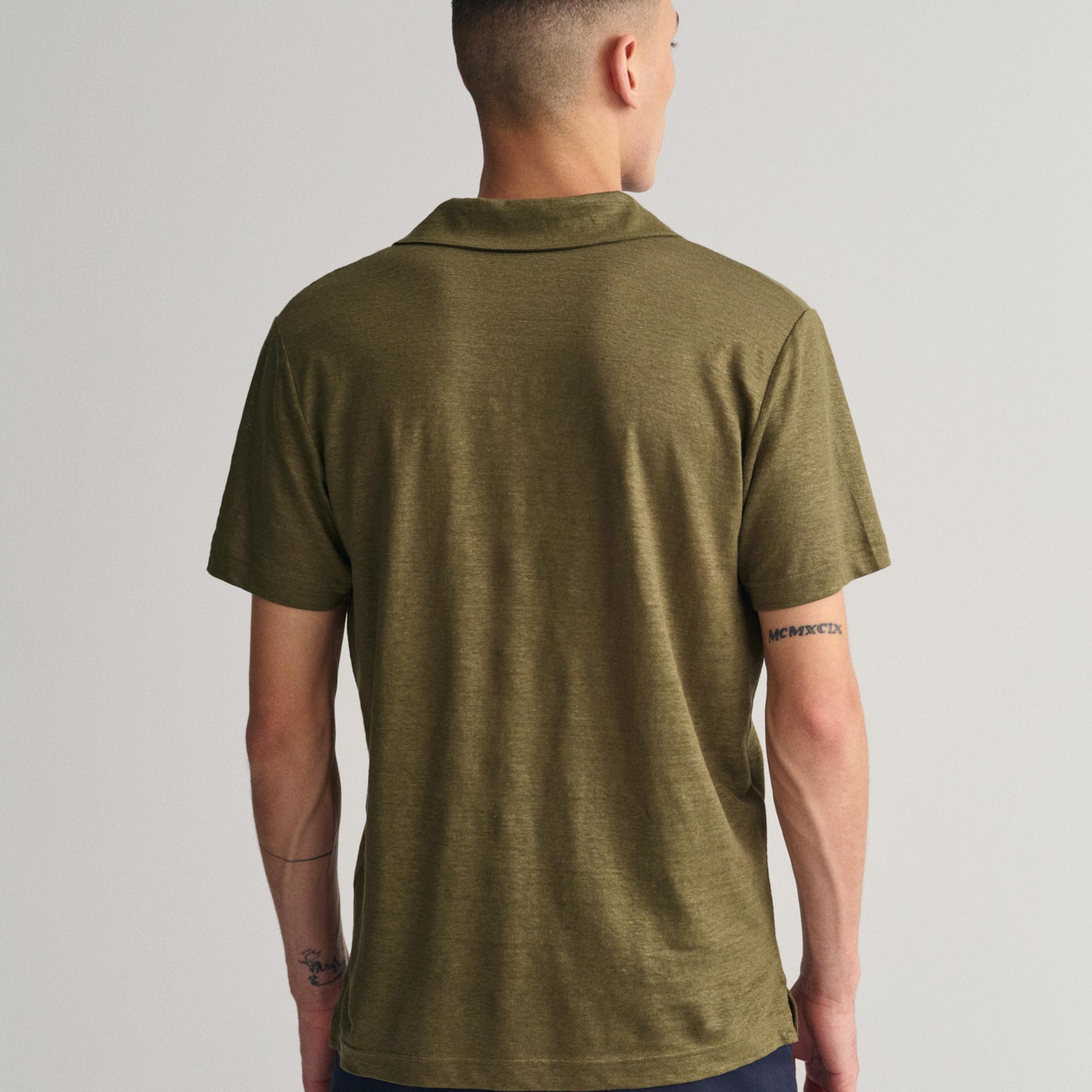 GANT Erkek Yeşil Regular Fit Polo