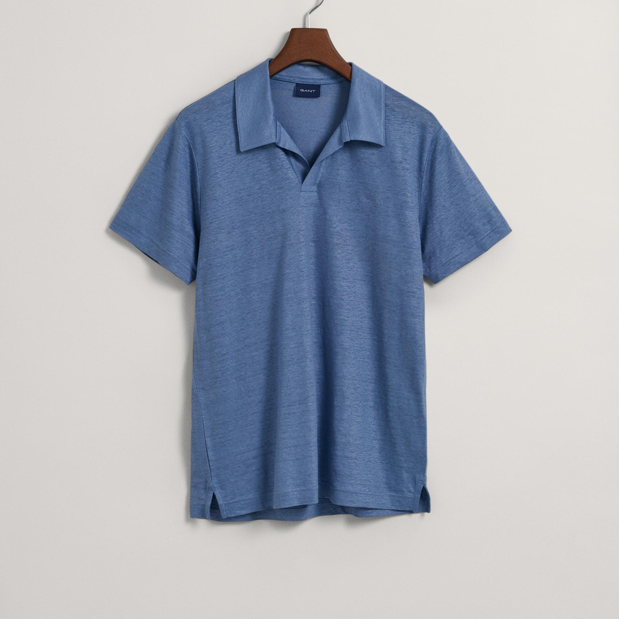 GANT Erkek Mavi Regular Fit Polo