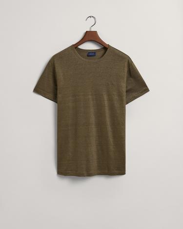  GANT Erkek Yeşil Regular Fit Bisiklet Yaka T-shirt