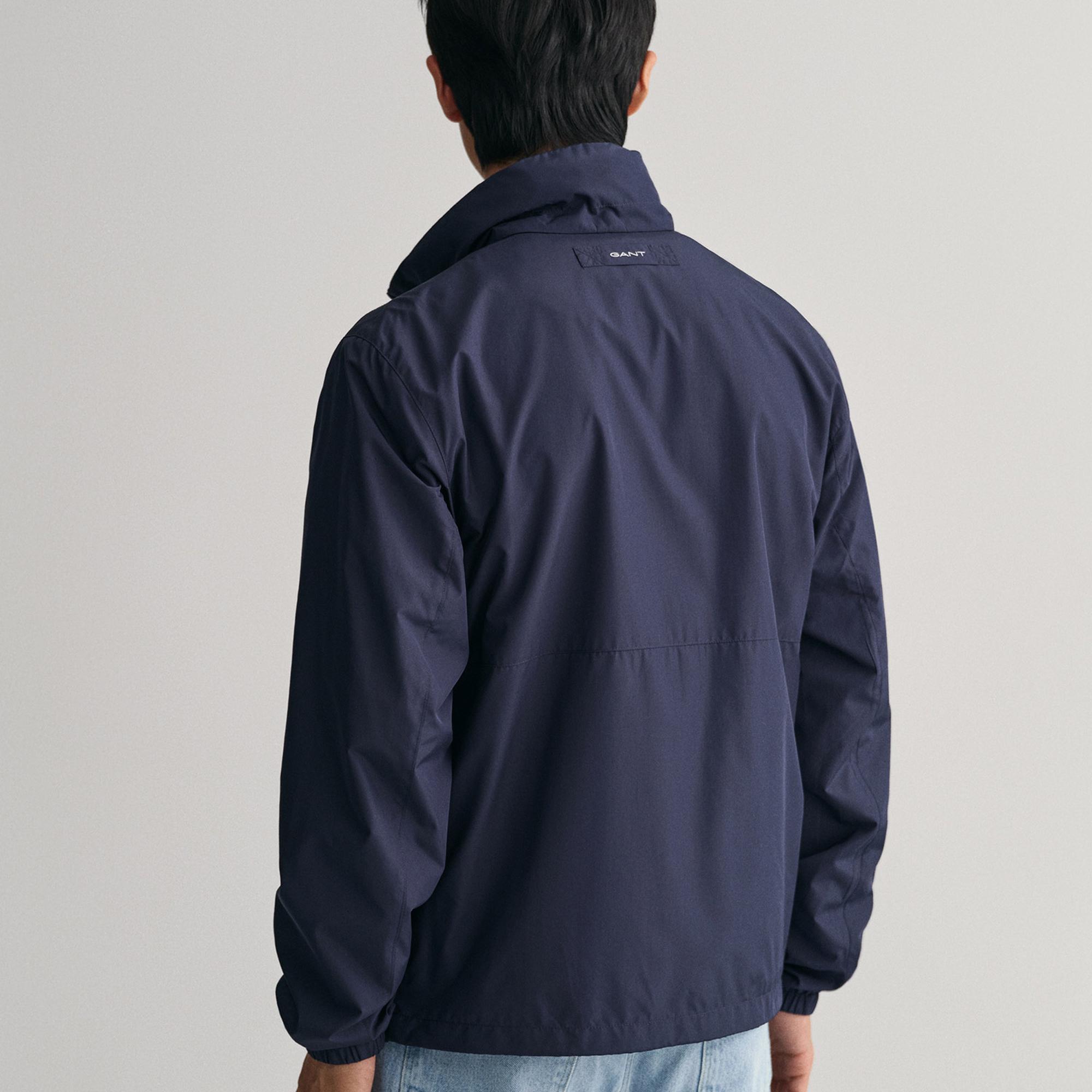 GANT Erkek Lacivert Fermuarlı Rüzgarlık