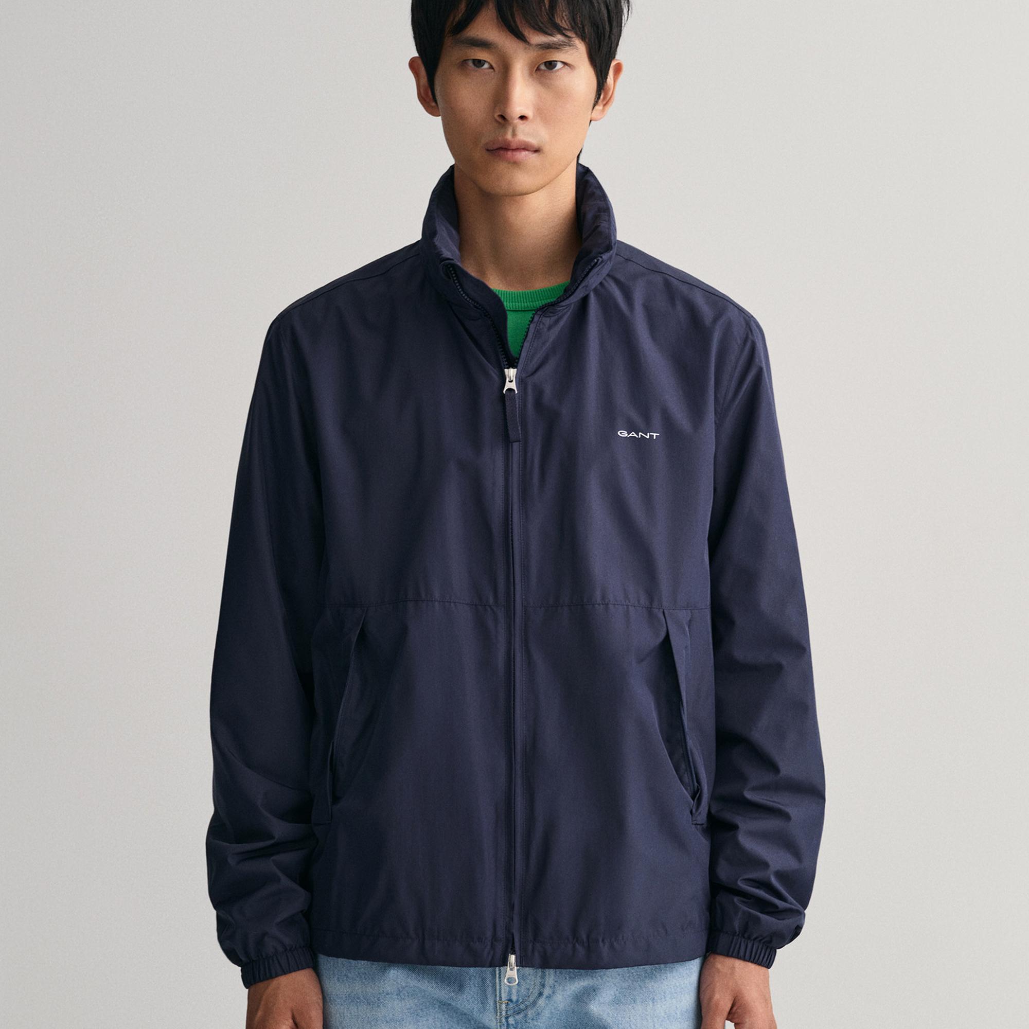 GANT Erkek Lacivert Fermuarlı Rüzgarlık