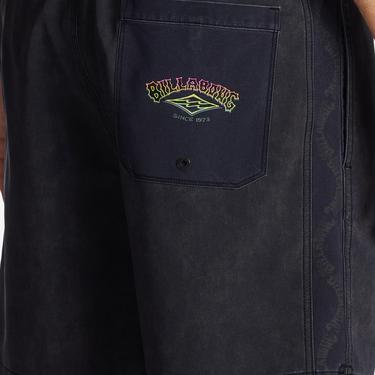  Billabong Riot Layback Erkek Siyah Volley Short