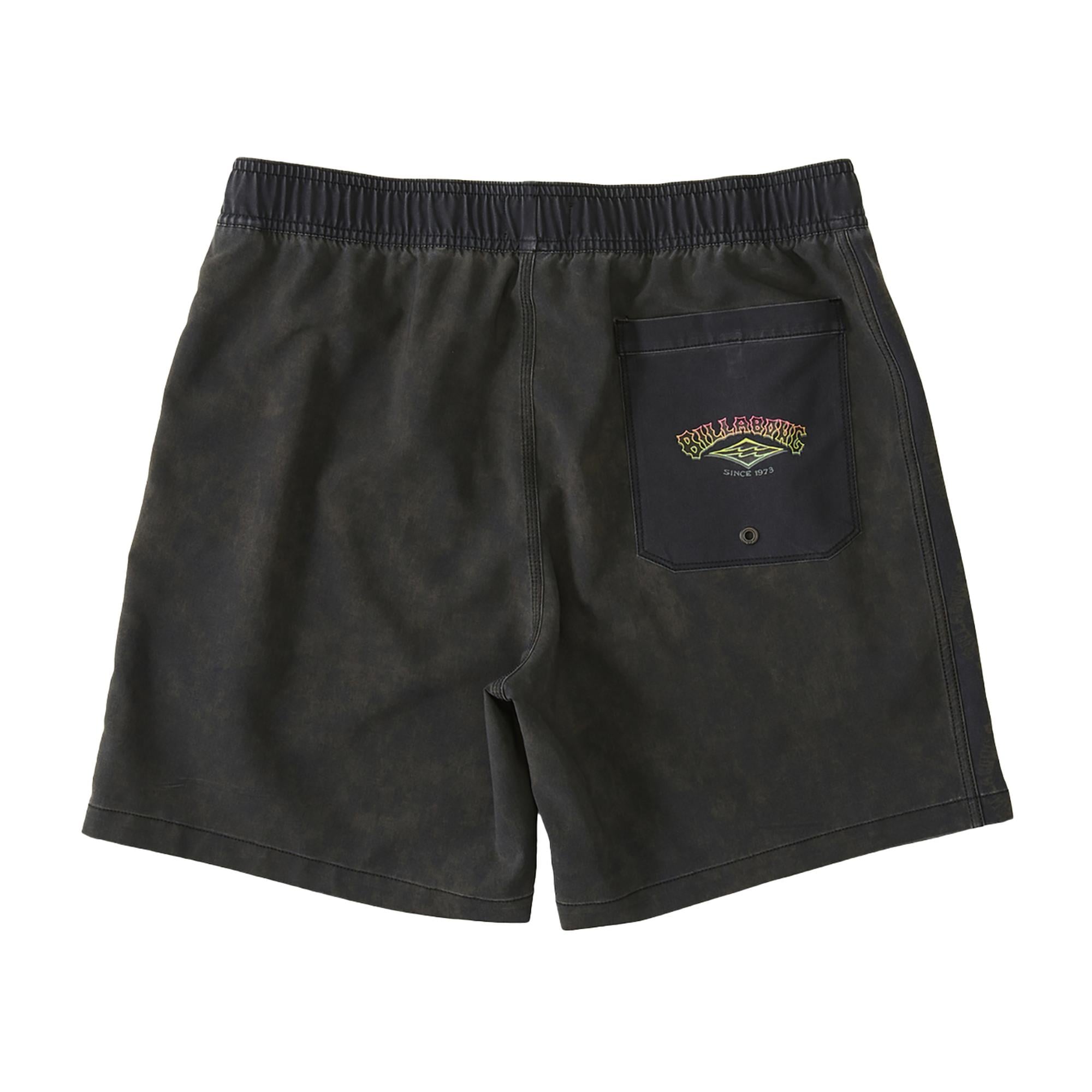 Billabong Riot Layback Erkek Siyah Volley Short