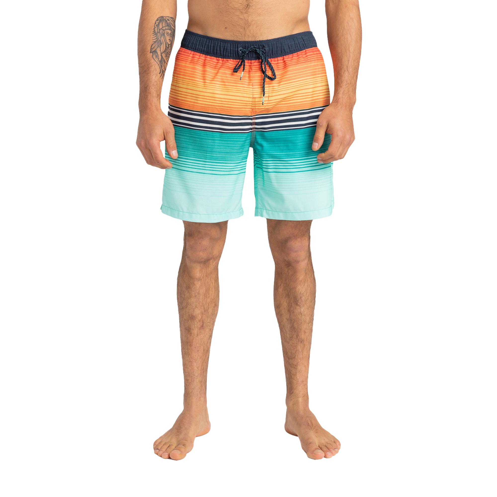 Billabong All Day Htr Stripe Lb Erkek Yeşil Volley Short