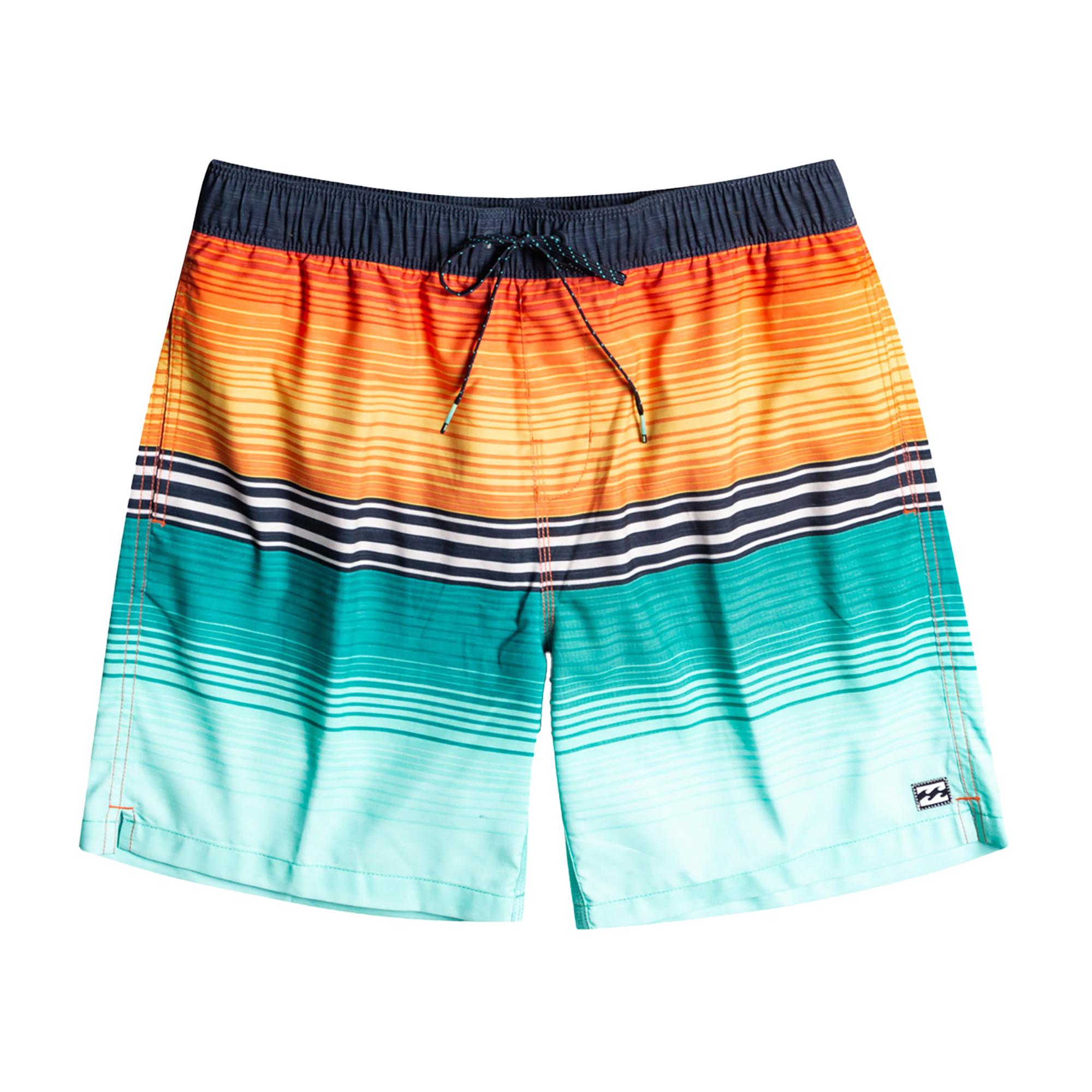 Billabong All Day Htr Stripe Lb Erkek Yeşil Volley Short
