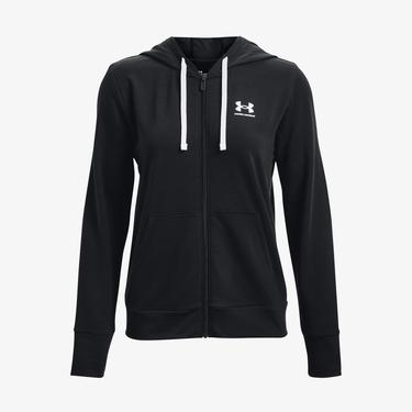  Under Armour Rival Terry Kadın Siyah Günlük Sweatshirt