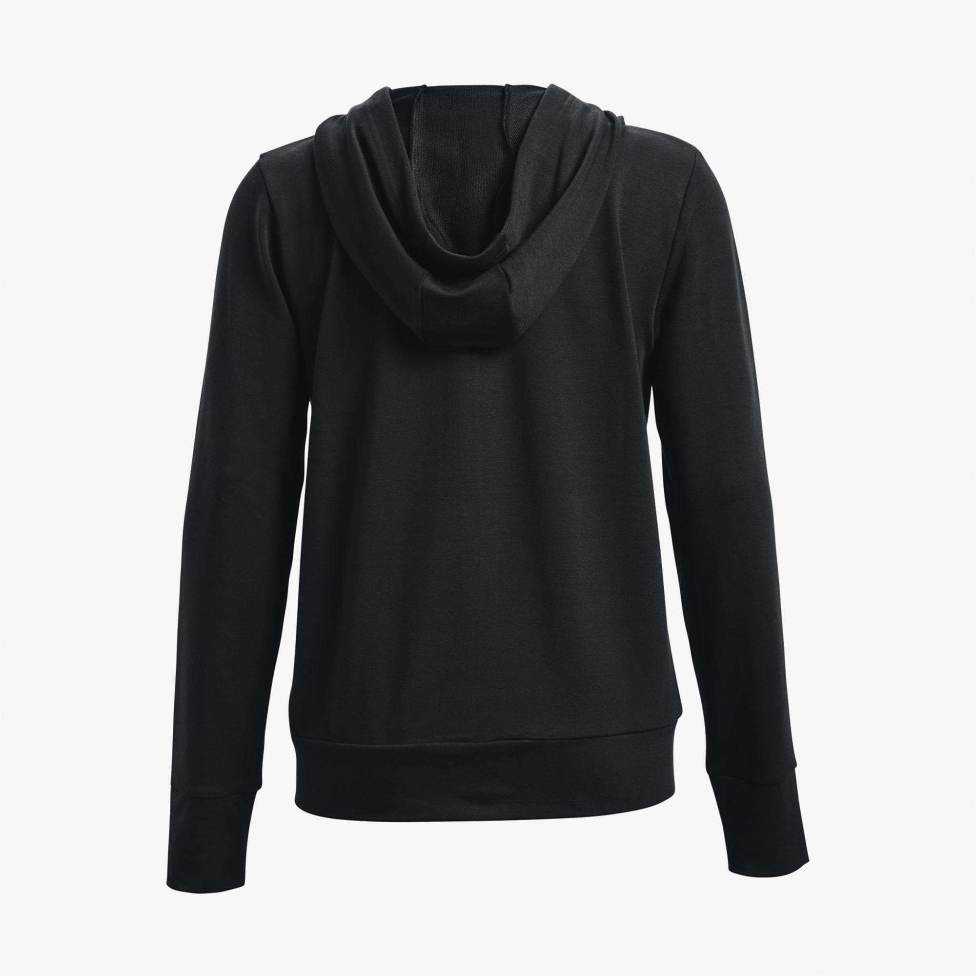 Under Armour Rival Terry Kadın Siyah Günlük Sweatshirt