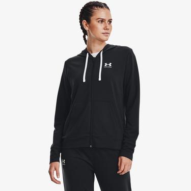  Under Armour Rival Terry Kadın Siyah Günlük Sweatshirt