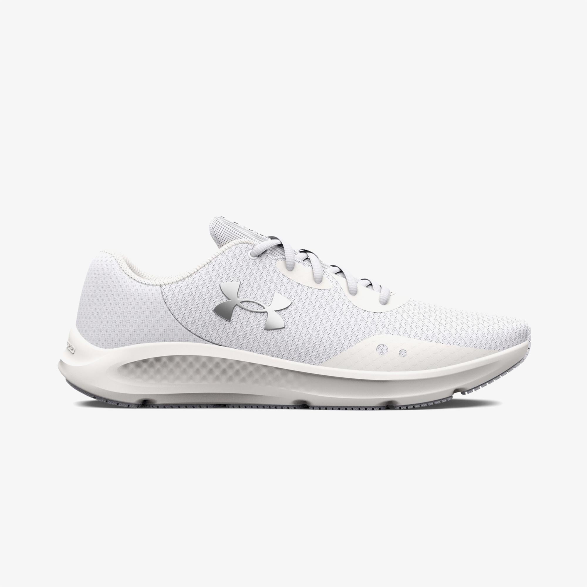Under Armour Charged Pursuit 3 Unisex Beyaz Koşu Ayakkabısı