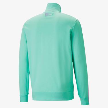  Puma X Spongebob T7 Jacket Tr Mint Erkek Yeşil Eşofman Üstü