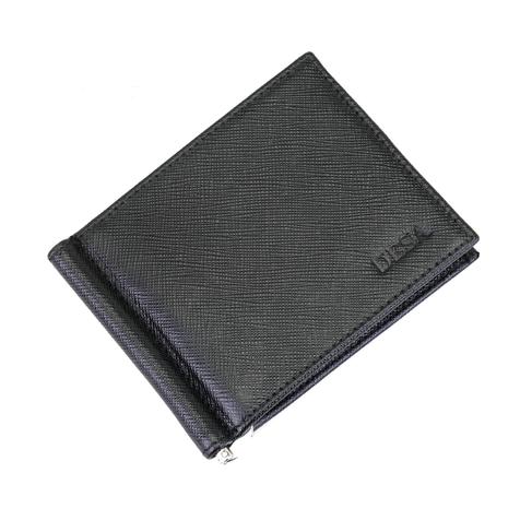  Siyah Erkek Para Klipsli Deri Cüzdan / Kartlık