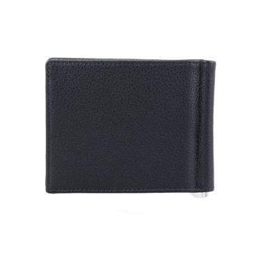  Siyah Erkek Para Klipsli Deri Cüzdan / Kartlık