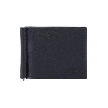  Siyah Erkek Para Klipsli Deri Cüzdan / Kartlık