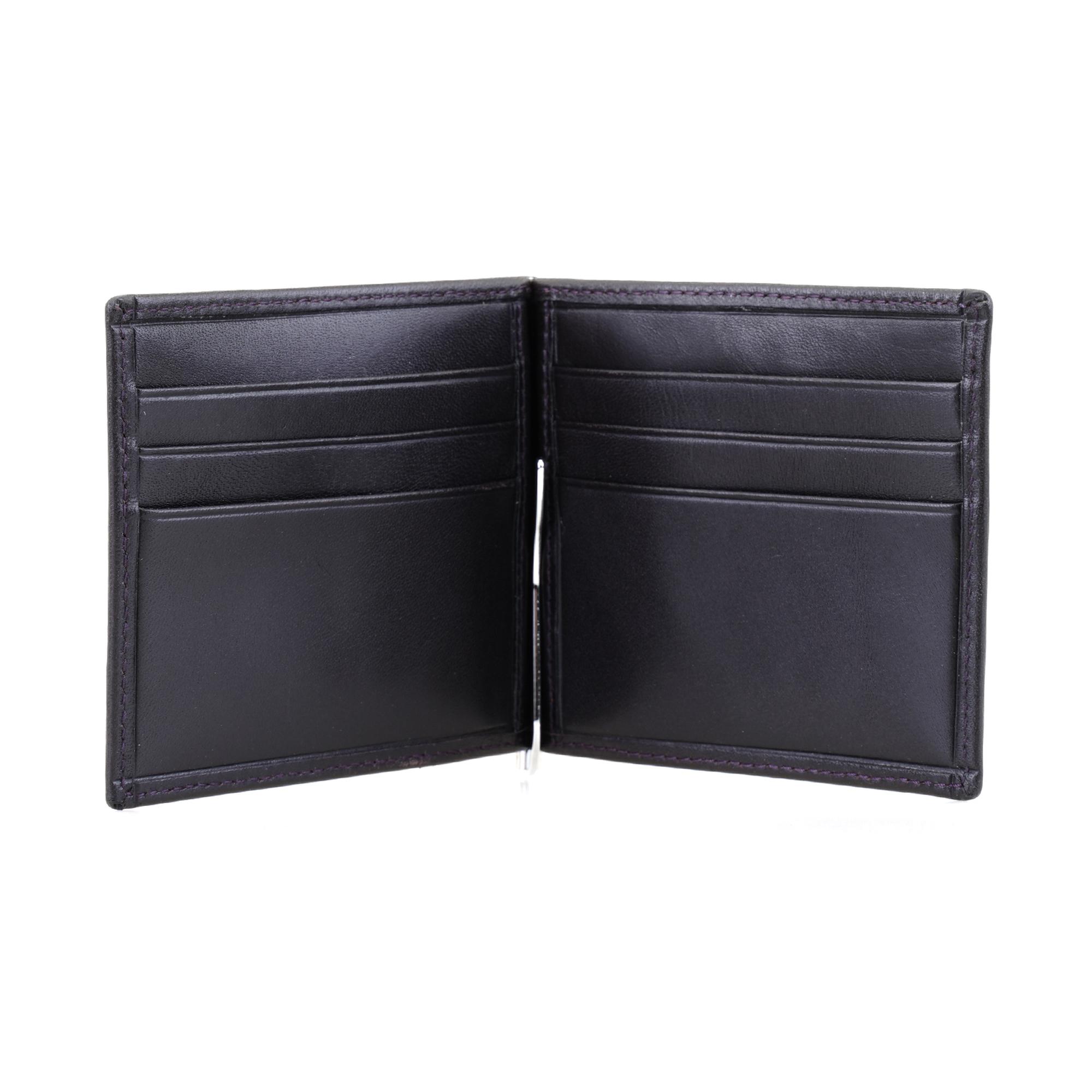 Kahve Erkek Para Klipsli Deri Cüzdan / Kartlık