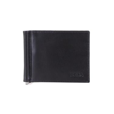  Kahve Erkek Para Klipsli Deri Cüzdan / Kartlık