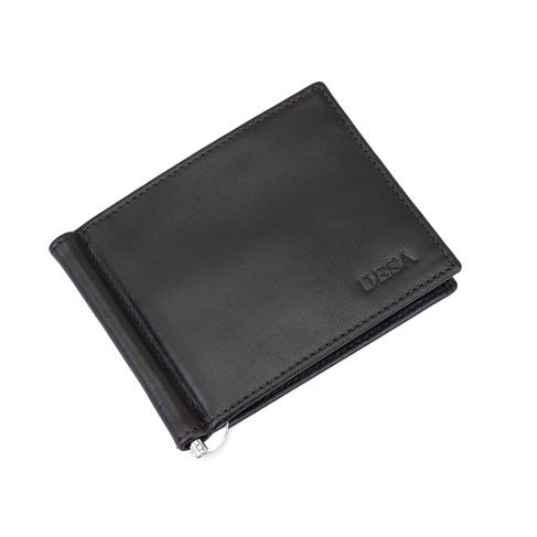  Kahve Erkek Para Klipsli Deri Cüzdan / Kartlık