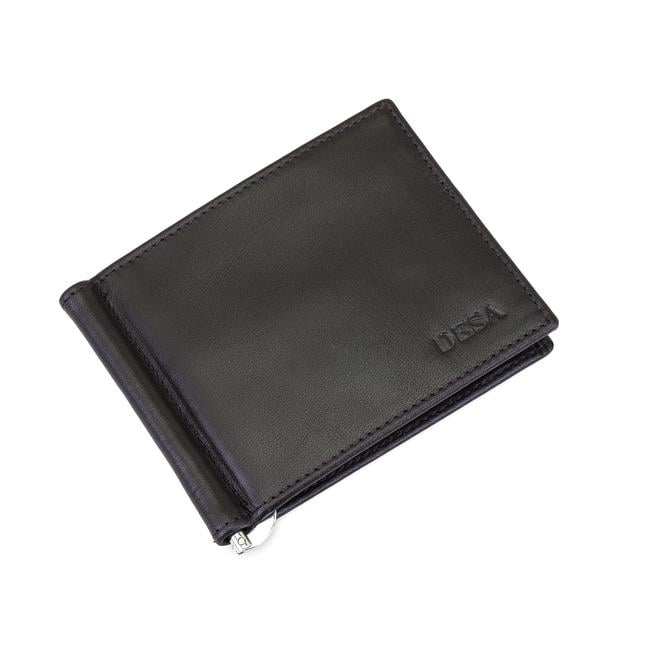  Kahve Erkek Para Klipsli Deri Cüzdan / Kartlık