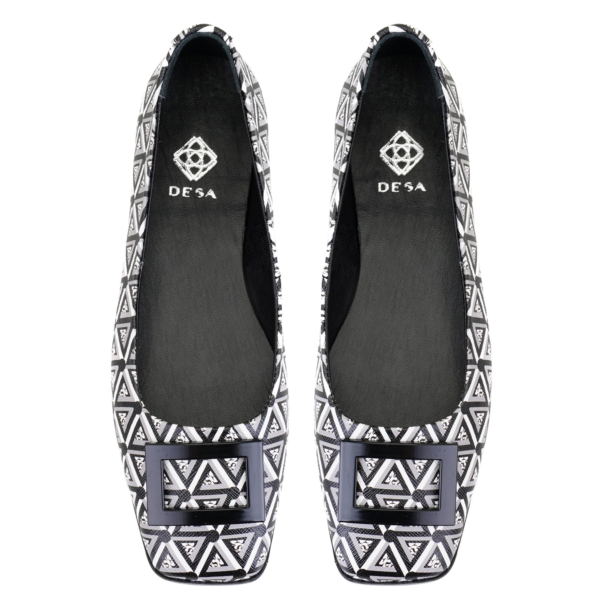 Kadın Siyah Monogram Babet