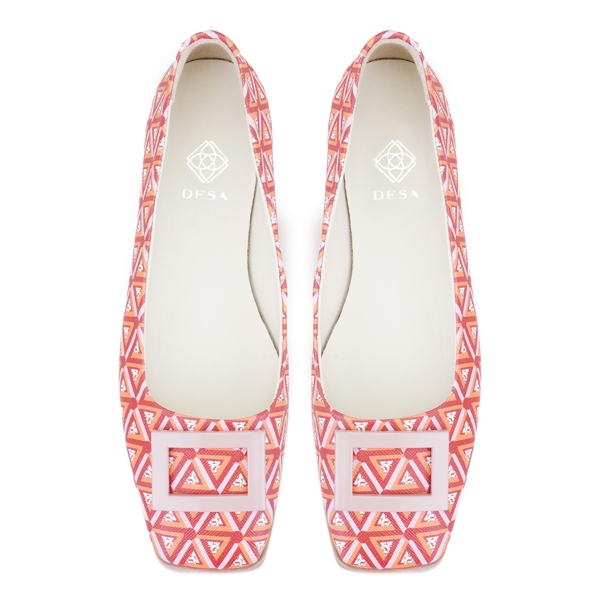 Kadın Kırmızı Monogram Babet