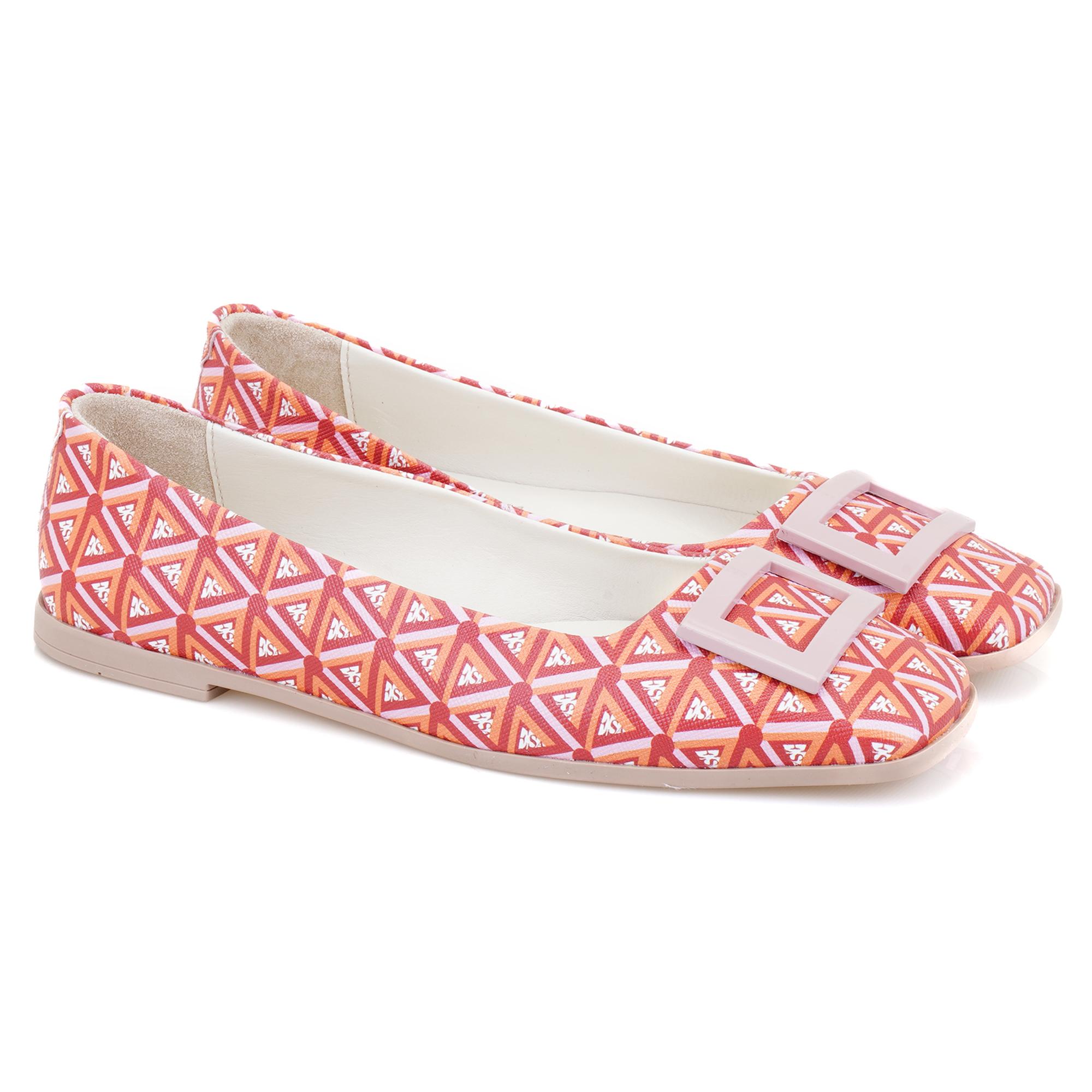 Kadın Kırmızı Monogram Babet