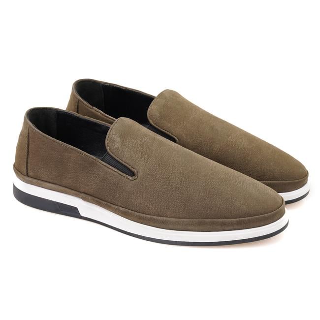  Casey Yeşil Erkek Deri Günlük Ayakkabı