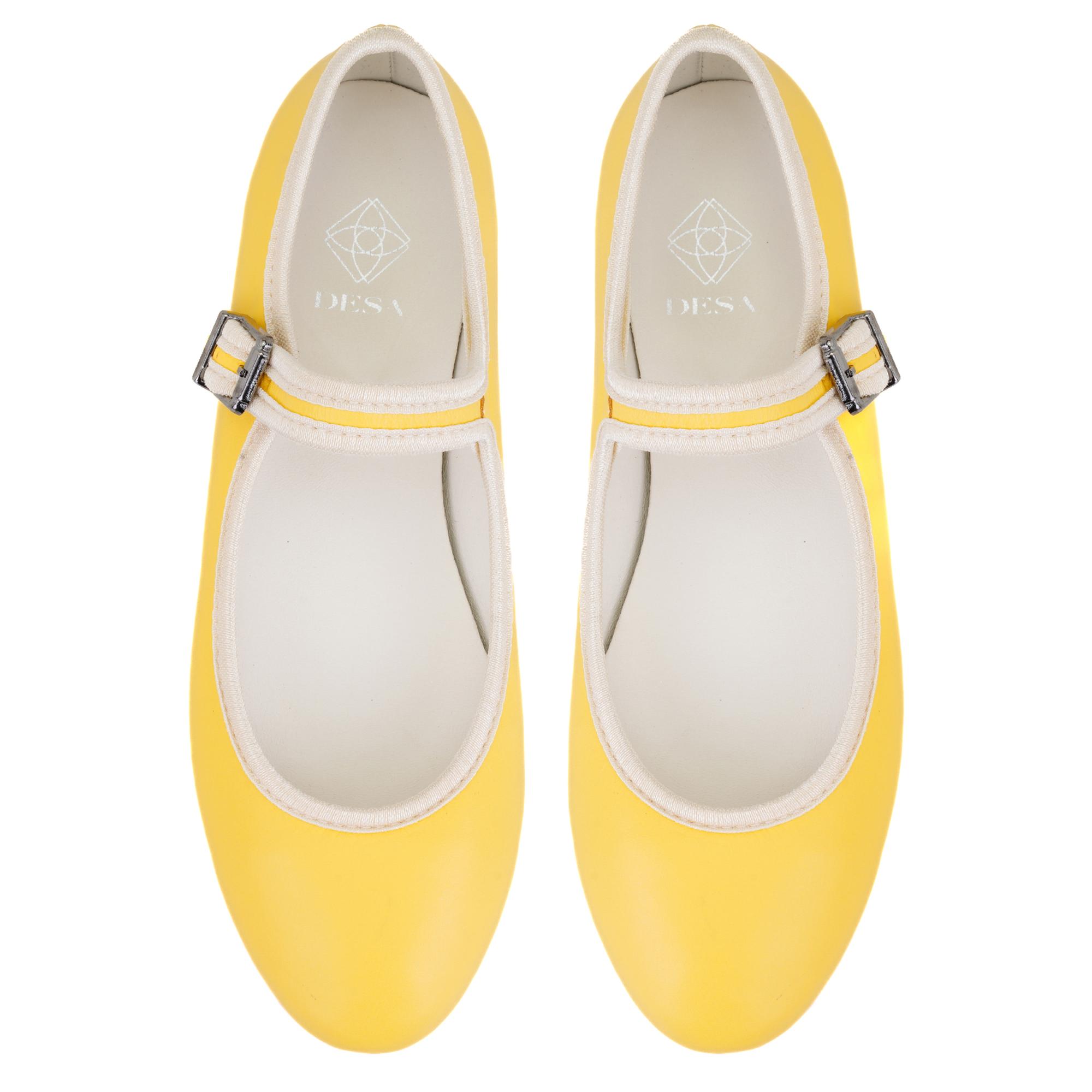 Kadın Sarı Deri Babet