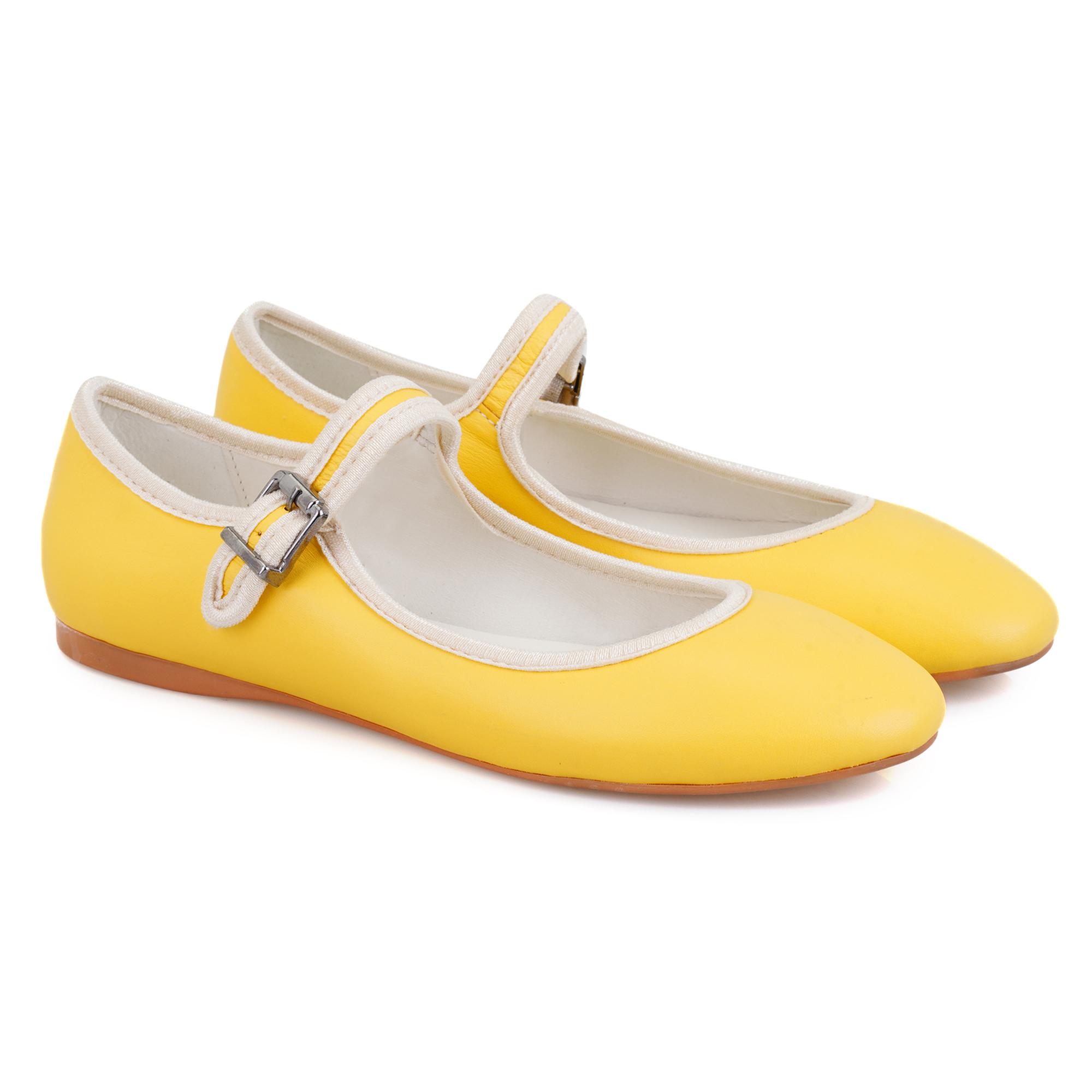 Kadın Sarı Deri Babet