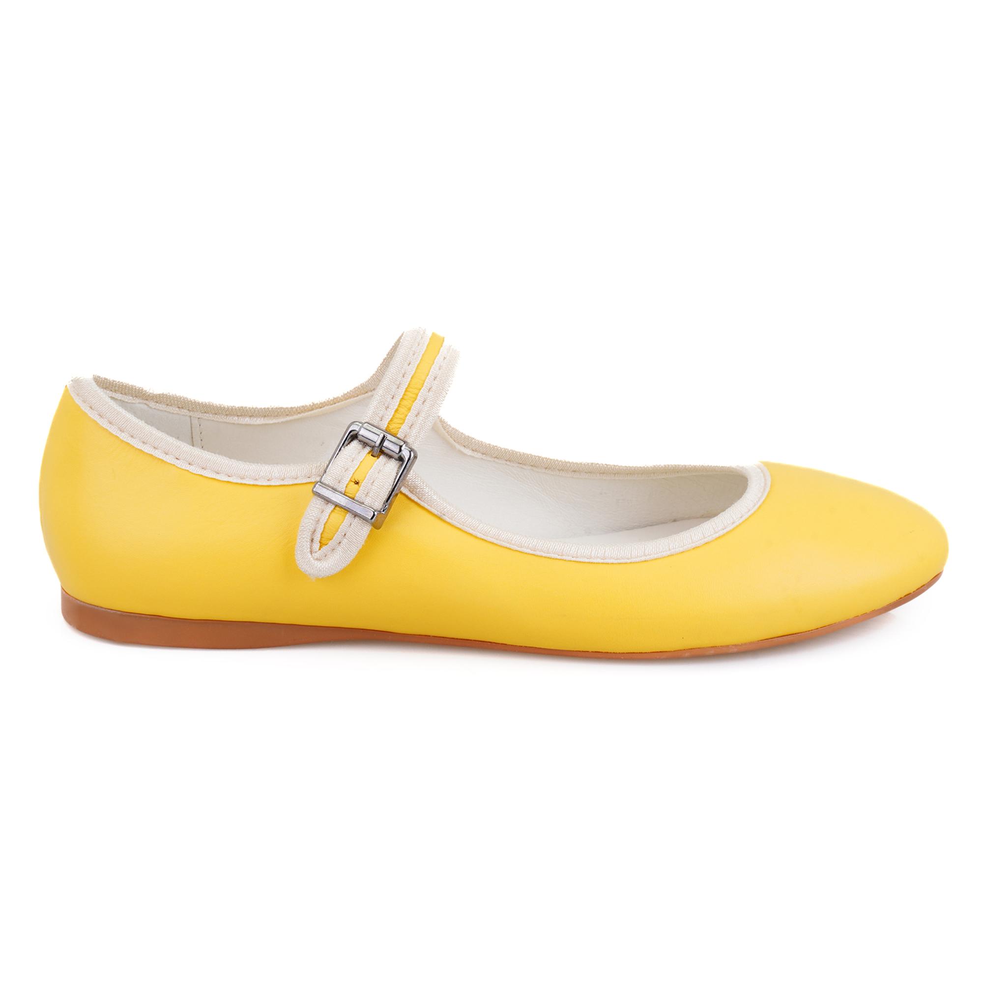 Kadın Sarı Deri Babet