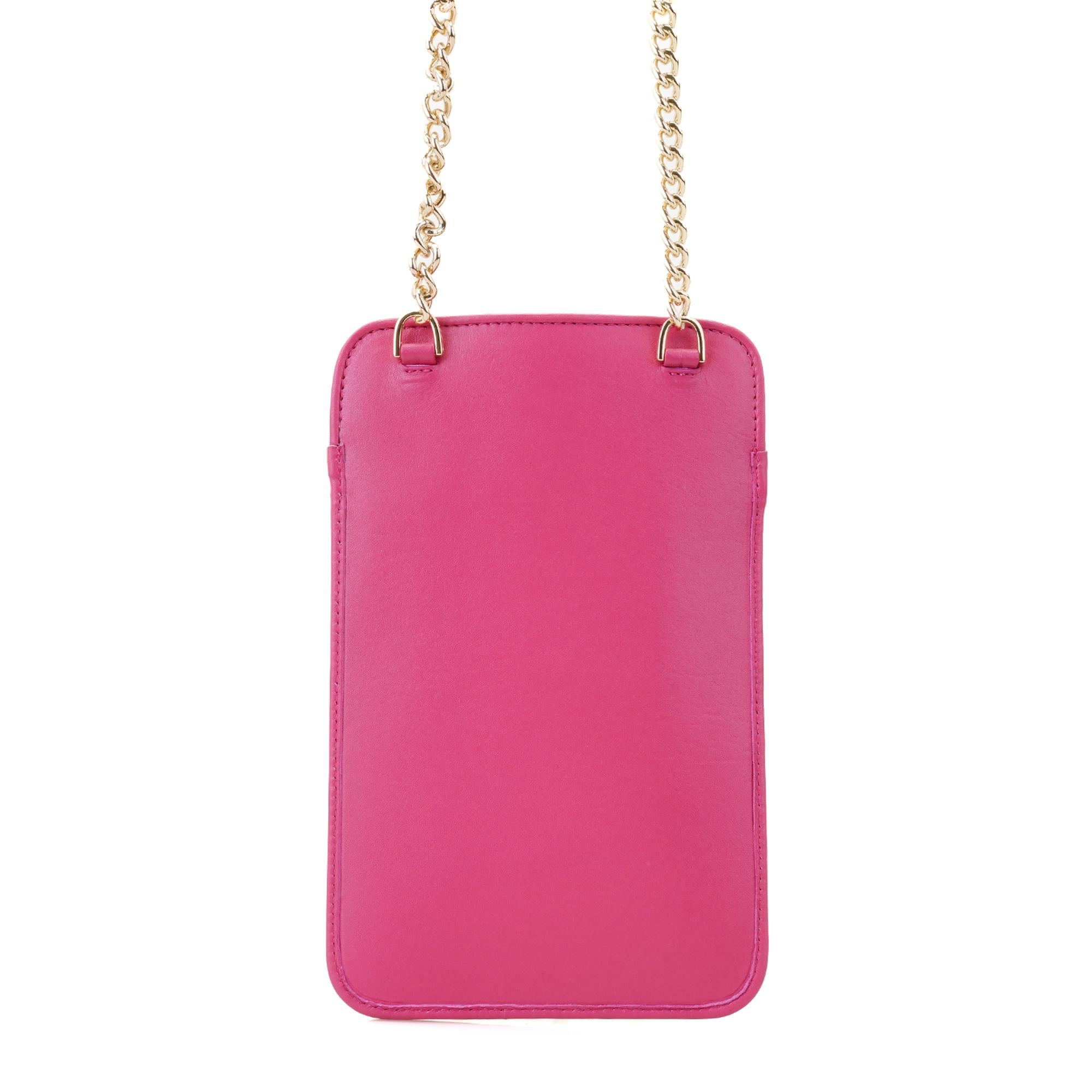 Pembe Kadın Telefon Çantası