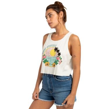  Billabong Lover Boy Kız Çocuk Beyaz Tank Top