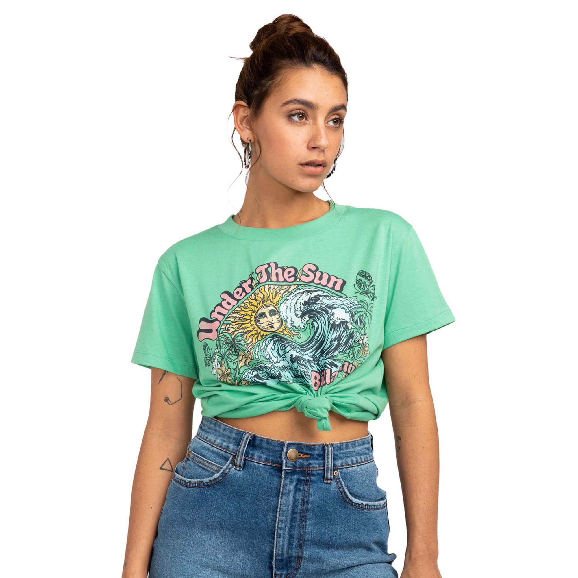 Billabong Chopy Waters Kadın Yeşil Tişört