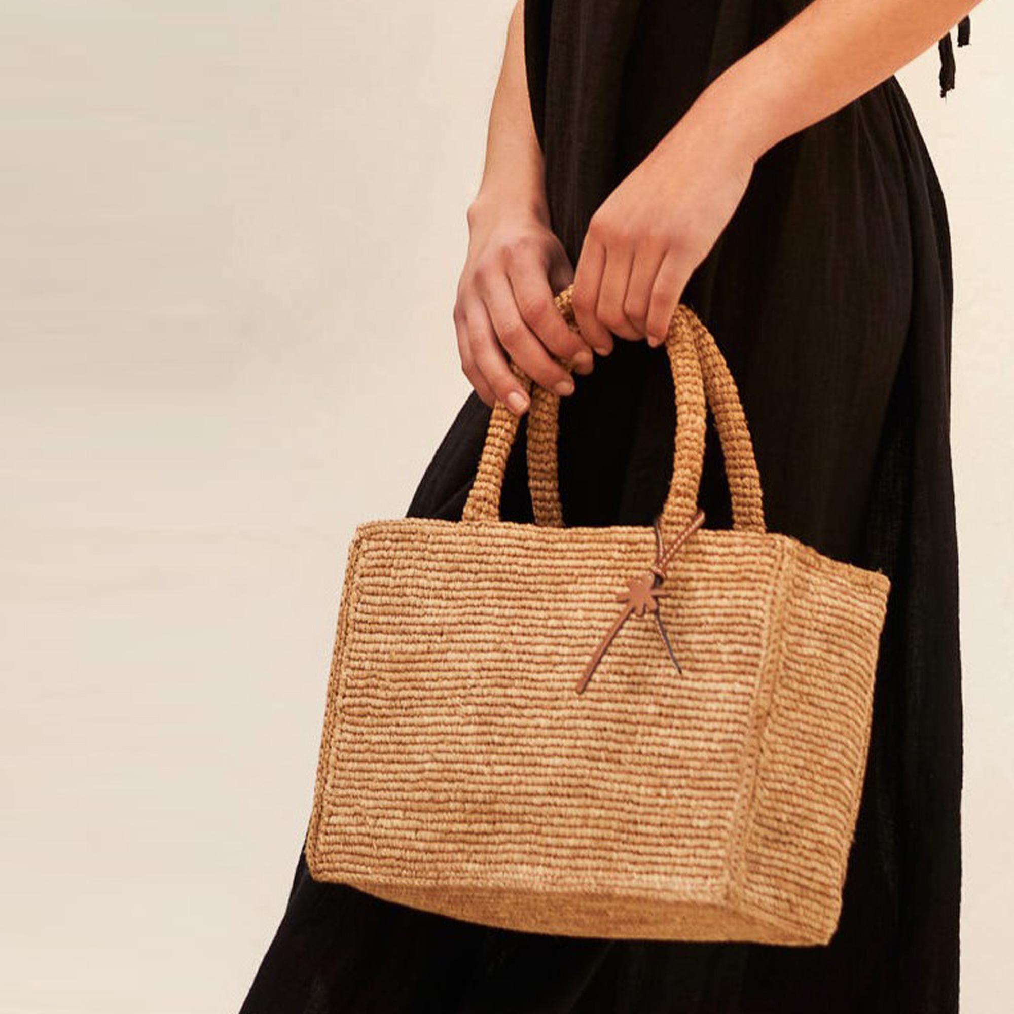 Manebi Sunset Small Kadın Krem Rengi El Çantası