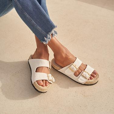  Manebi Nordic Kadın Beyaz Terlik