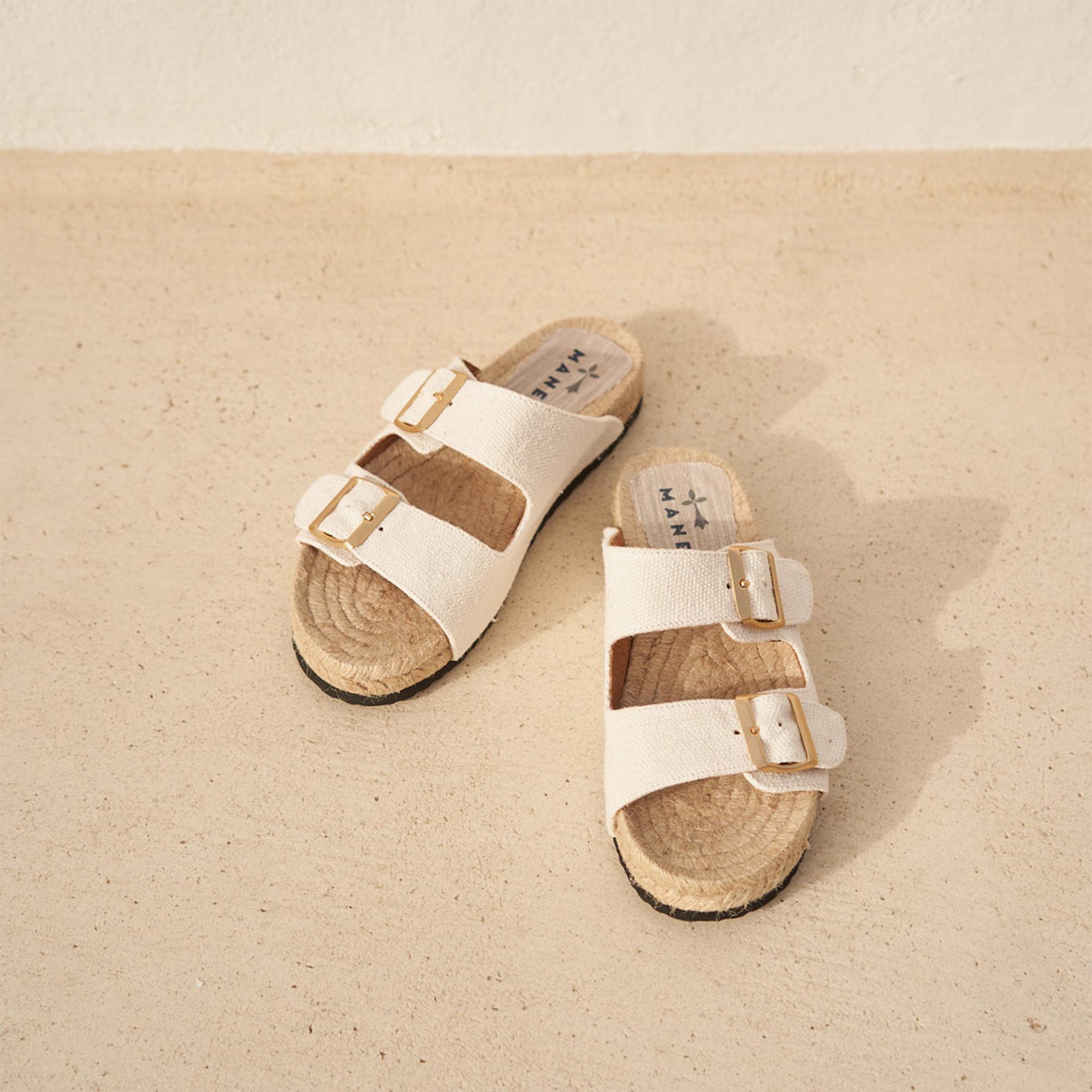 Manebi Nordic Kadın Beyaz Terlik