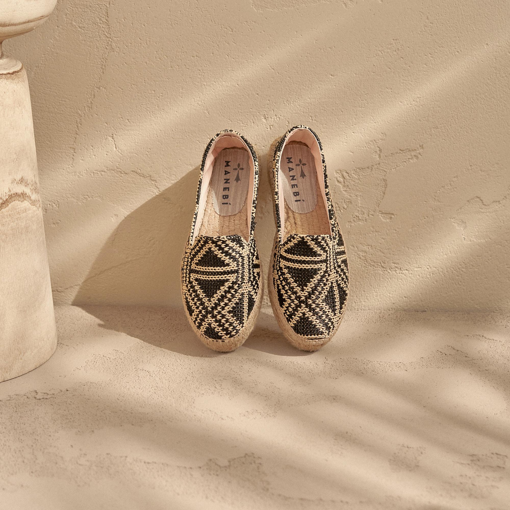 Manebi Double Sole Kadın Siyah Espadril