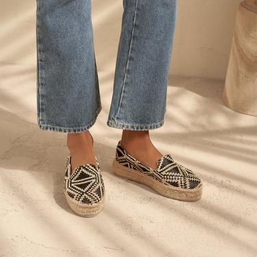  Manebi Double Sole Kadın Siyah Espadril