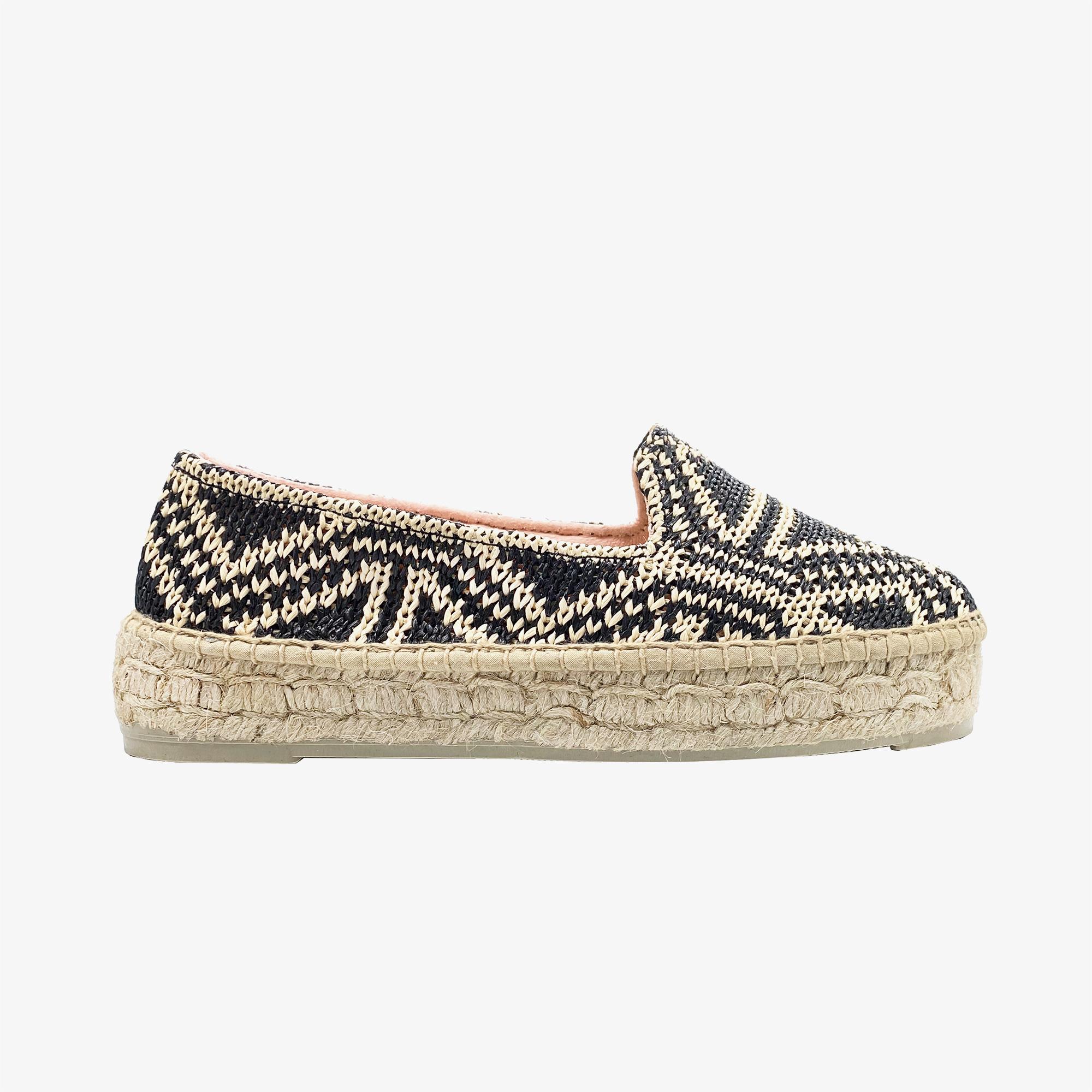 Manebi Double Sole Kadın Siyah Espadril