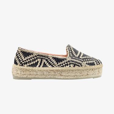  Manebi Double Sole Kadın Siyah Espadril