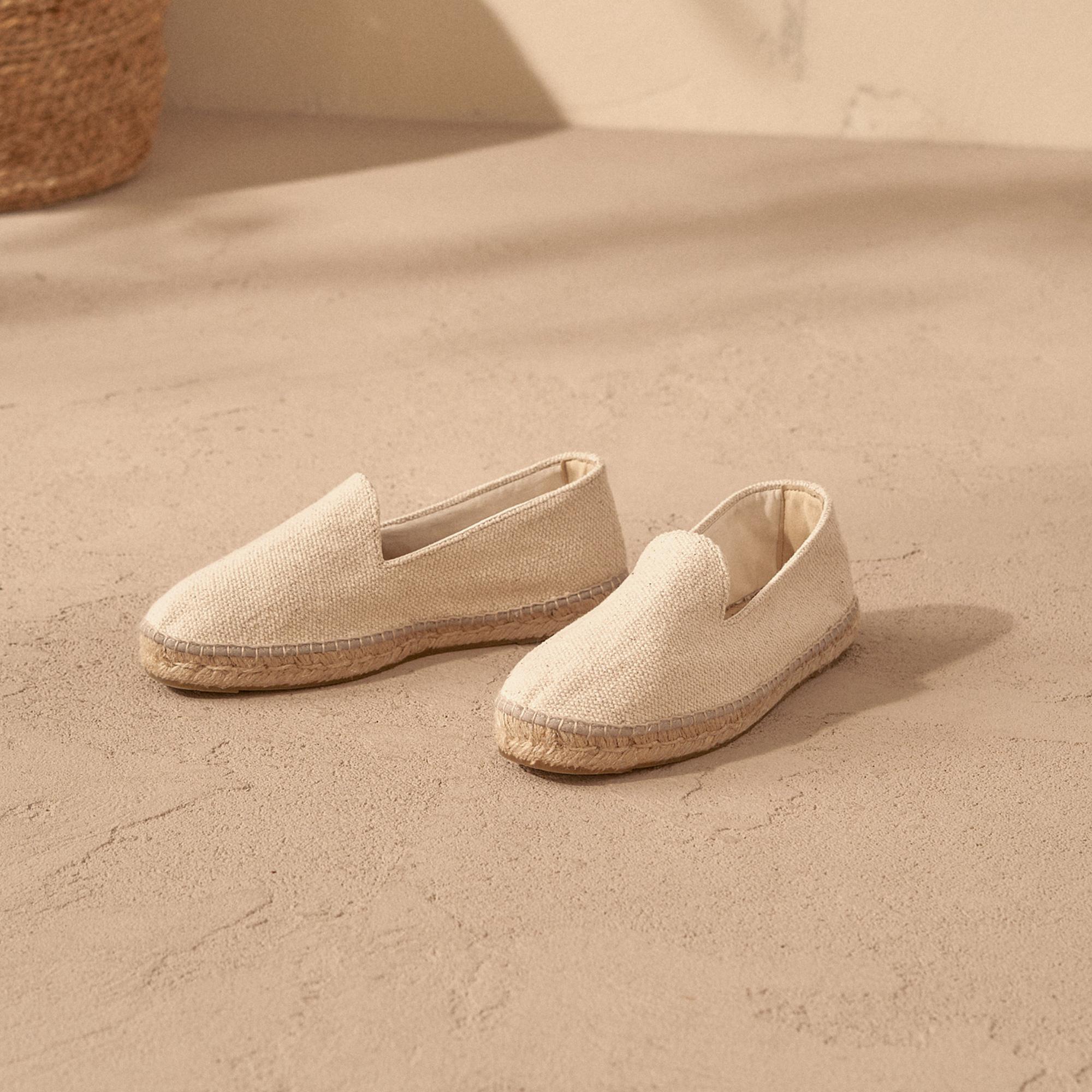 Manebi Erkek Krem Rengi Espadril